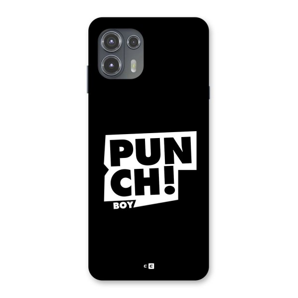 Punch Boy Back Case for Motorola Edge 20 Fusion