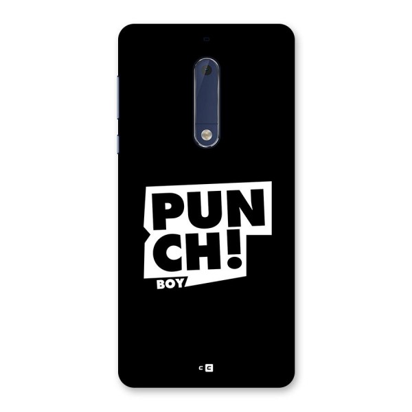 Punch Boy Back Case for Nokia 5