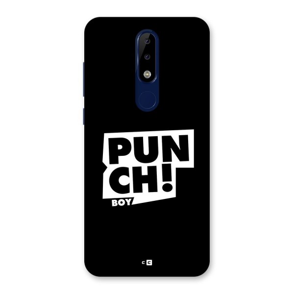 Punch Boy Back Case for Nokia 5.1 Plus