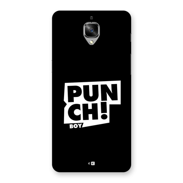 Punch Boy Back Case for OnePlus 3T