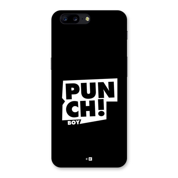 Punch Boy Back Case for OnePlus 5