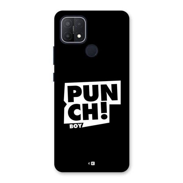 Punch Boy Back Case for Oppo A15s