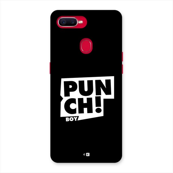 Punch Boy Back Case for Oppo F9 Pro