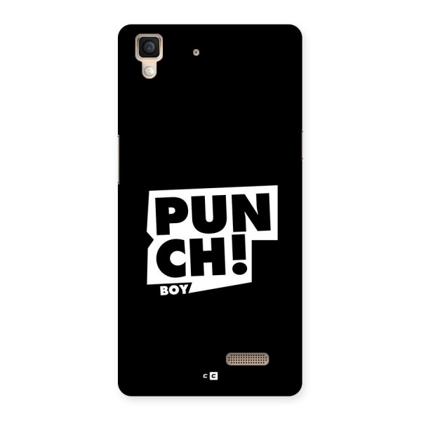 Punch Boy Back Case for Oppo R7