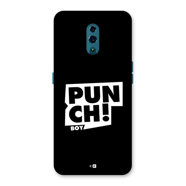 Punch Boy Back Case for Oppo Reno