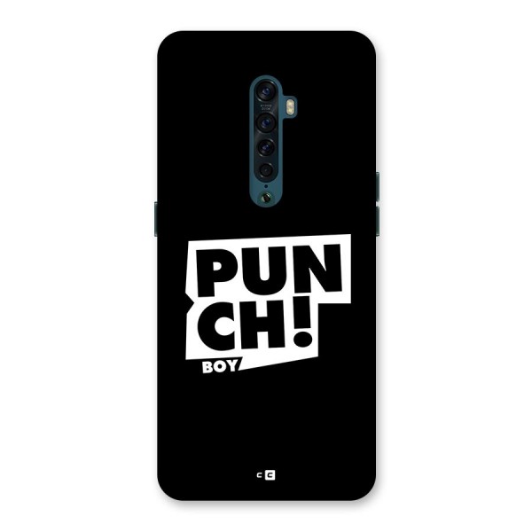 Punch Boy Back Case for Oppo Reno2