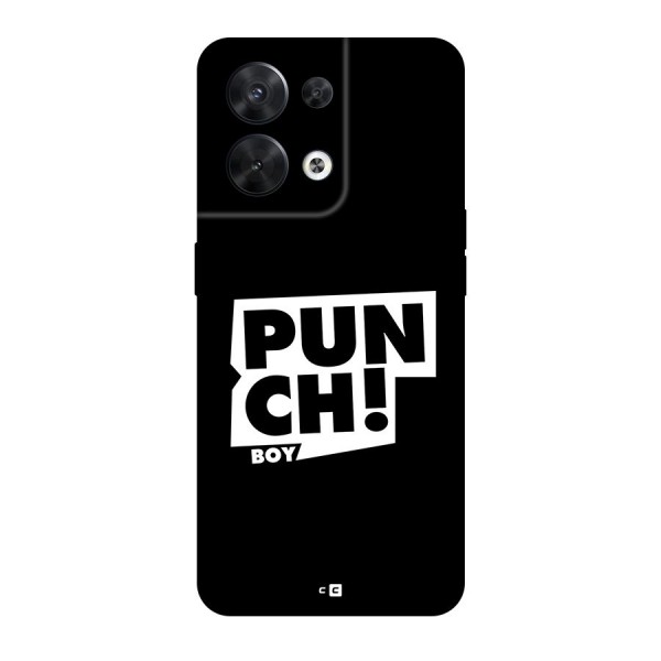 Punch Boy Back Case for Oppo Reno8 5G