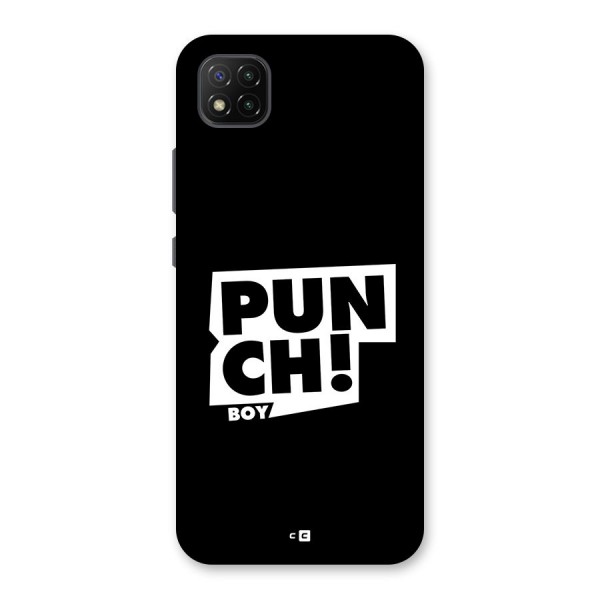 Punch Boy Back Case for Poco C3