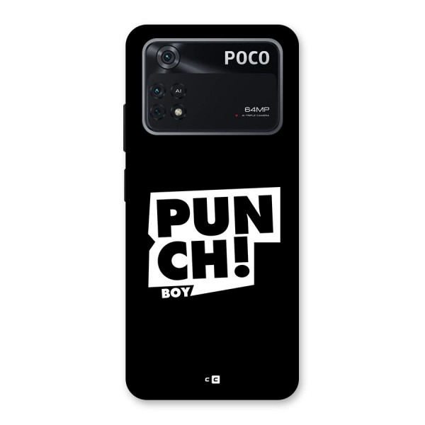 Punch Boy Back Case for Poco M4 Pro 4G