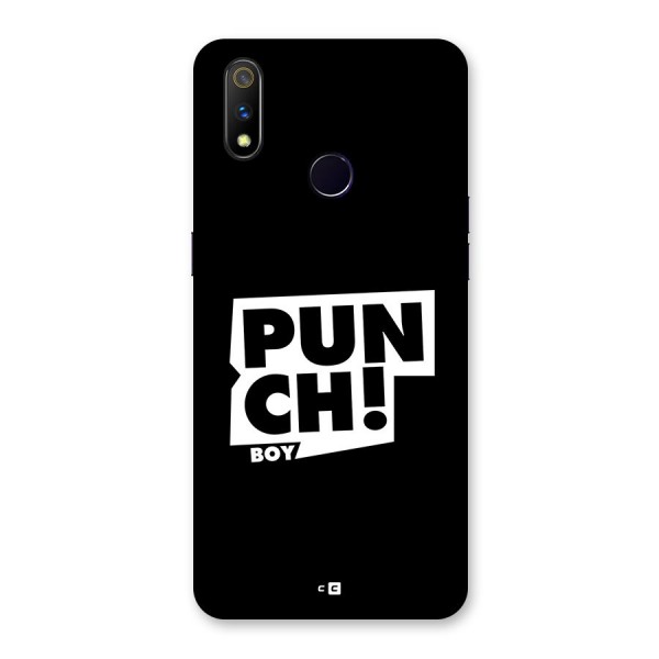 Punch Boy Back Case for Realme 3 Pro