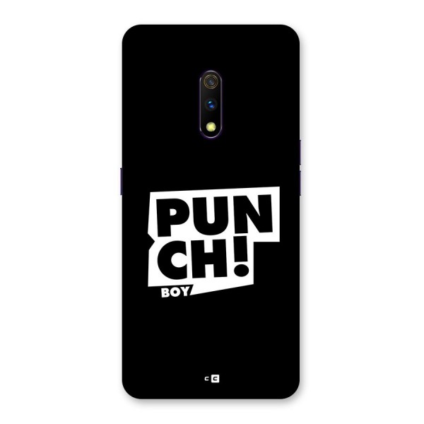 Punch Boy Back Case for Realme X