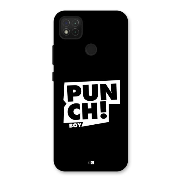 Punch Boy Back Case for Redmi 9