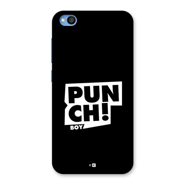 Punch Boy Back Case for Redmi Go