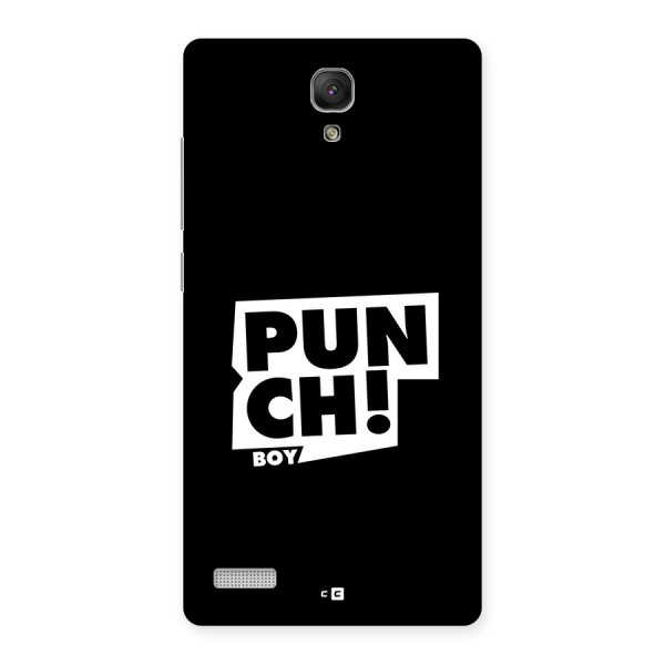 Punch Boy Back Case for Redmi Note