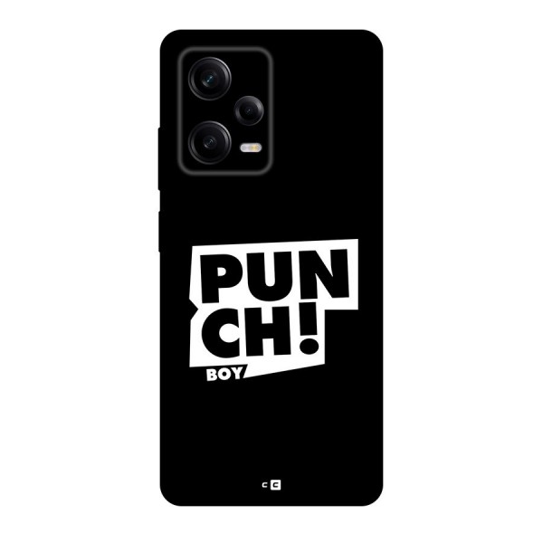 Punch Boy Back Case for Redmi Note 12 Pro