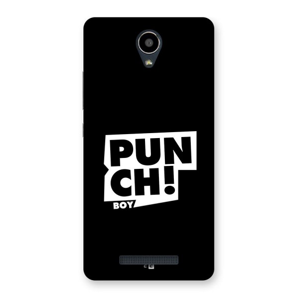 Punch Boy Back Case for Redmi Note 2