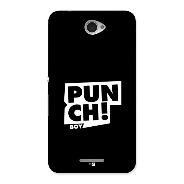 Punch Boy Back Case for Xperia E4