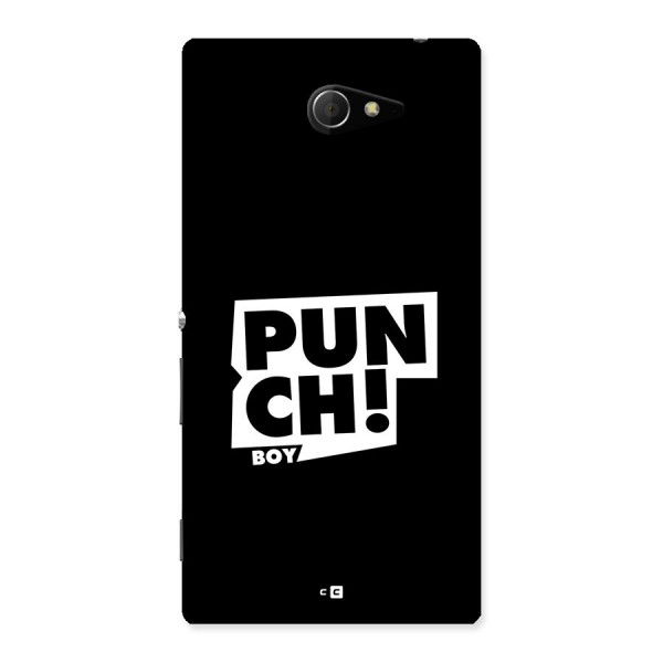 Punch Boy Back Case for Xperia M2