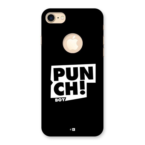 Punch Boy Back Case for iPhone 8 Logo Cut