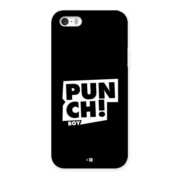 Punch Boy Back Case for iPhone SE 2016