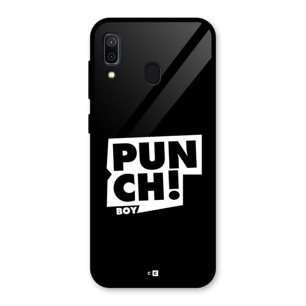 Punch Boy Glass Back Case for Galaxy A30