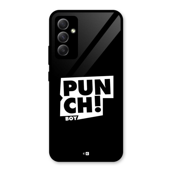 Punch Boy Glass Back Case for Galaxy A34