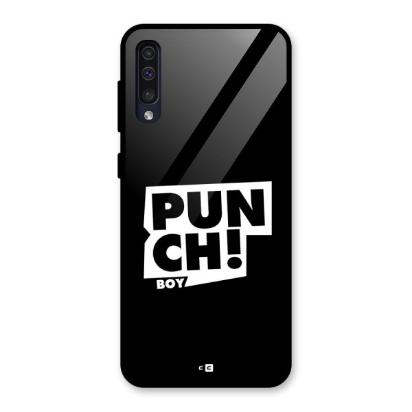 Punch Boy Glass Back Case for Galaxy A50