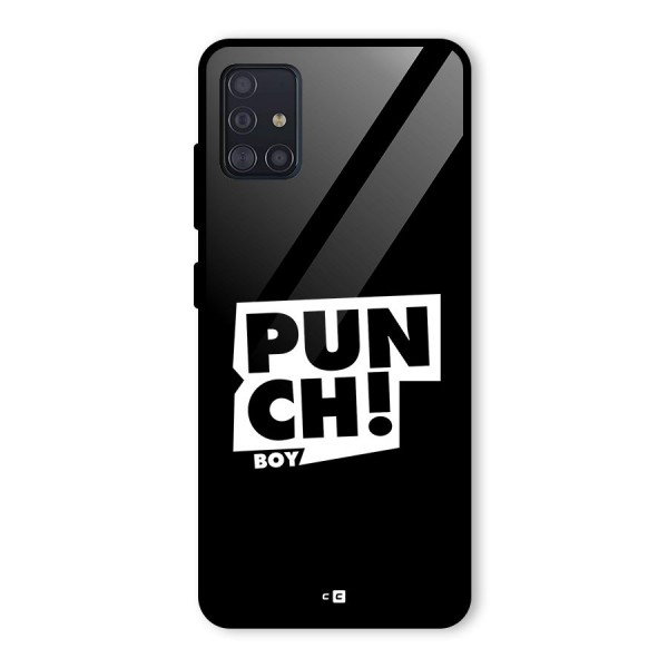 Punch Boy Glass Back Case for Galaxy A51