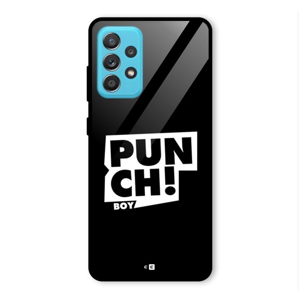 Punch Boy Glass Back Case for Galaxy A52s 5G