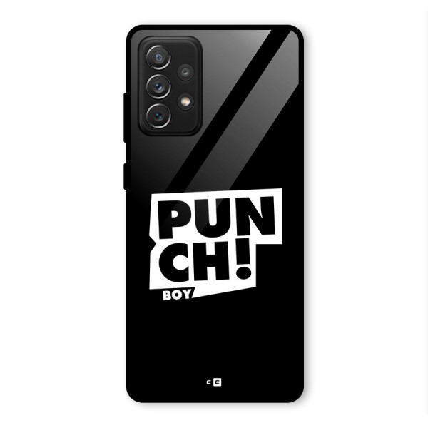 Punch Boy Glass Back Case for Galaxy A72