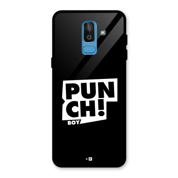 Punch Boy Glass Back Case for Galaxy J8