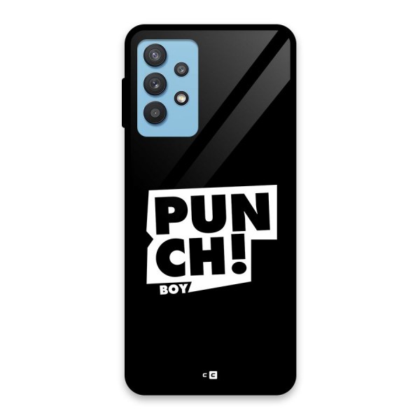 Punch Boy Glass Back Case for Galaxy M32 5G