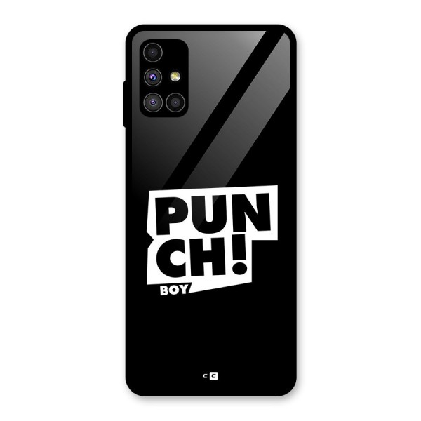 Punch Boy Glass Back Case for Galaxy M51