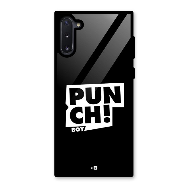 Punch Boy Glass Back Case for Galaxy Note 10