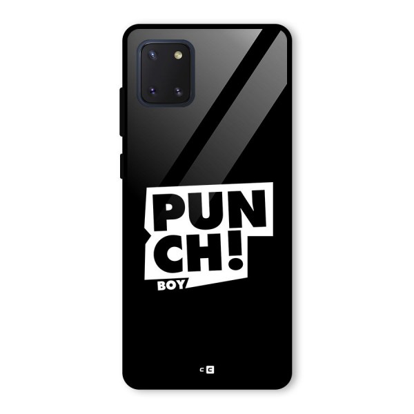 Punch Boy Glass Back Case for Galaxy Note 10 Lite