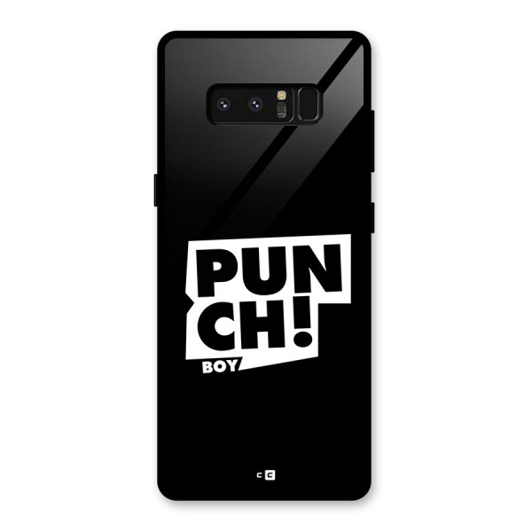 Punch Boy Glass Back Case for Galaxy Note 8