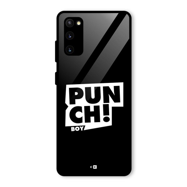 Punch Boy Glass Back Case for Galaxy S20 FE 5G