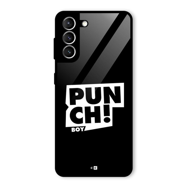 Punch Boy Glass Back Case for Galaxy S21 5G