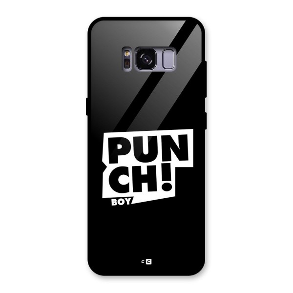 Punch Boy Glass Back Case for Galaxy S8