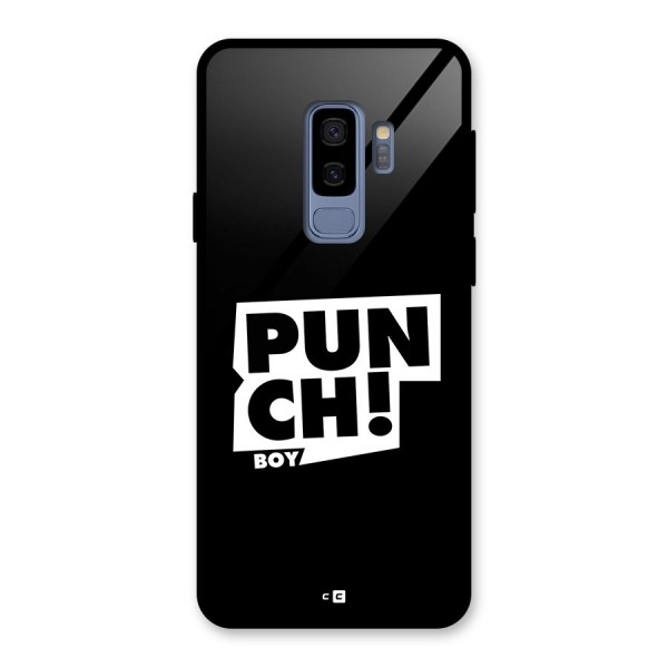 Punch Boy Glass Back Case for Galaxy S9 Plus