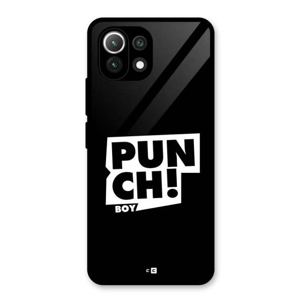 Punch Boy Glass Back Case for Mi 11 Lite