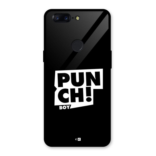 Punch Boy Glass Back Case for OnePlus 5T