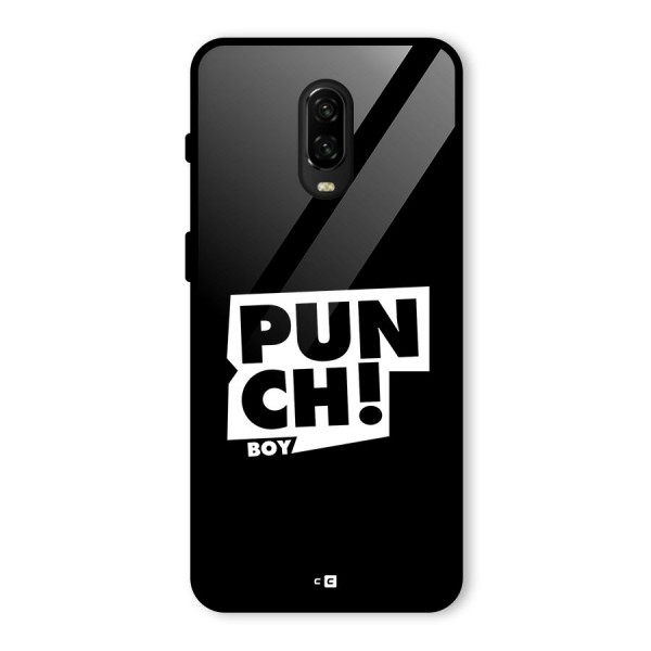 Punch Boy Glass Back Case for OnePlus 6T