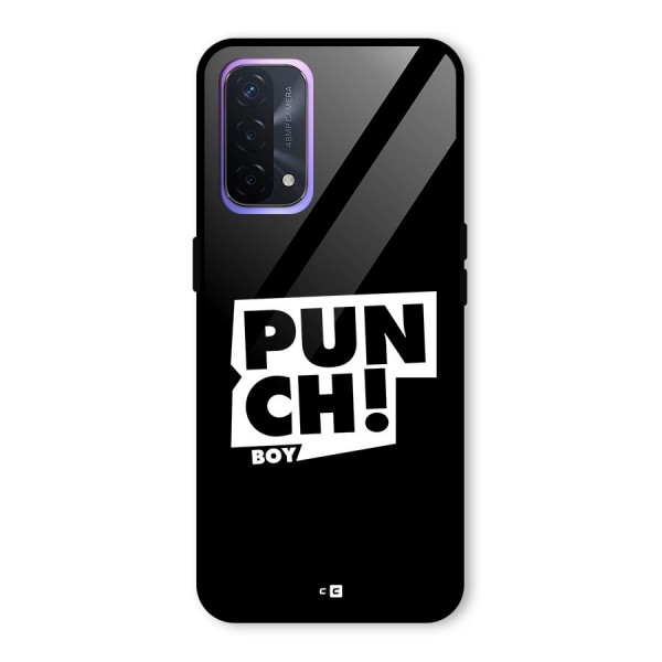 Punch Boy Glass Back Case for Oppo A74 5G