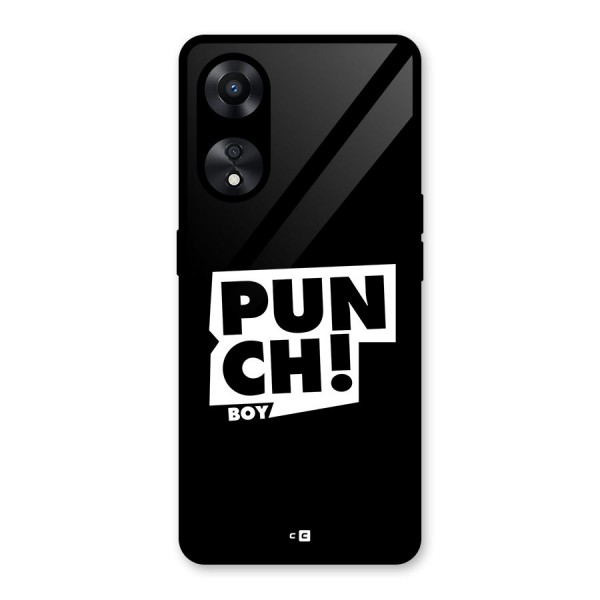 Punch Boy Glass Back Case for Oppo A78