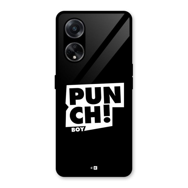 Punch Boy Glass Back Case for Oppo F23