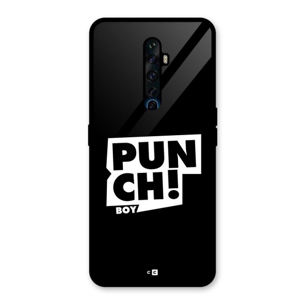 Punch Boy Glass Back Case for Oppo Reno2 F