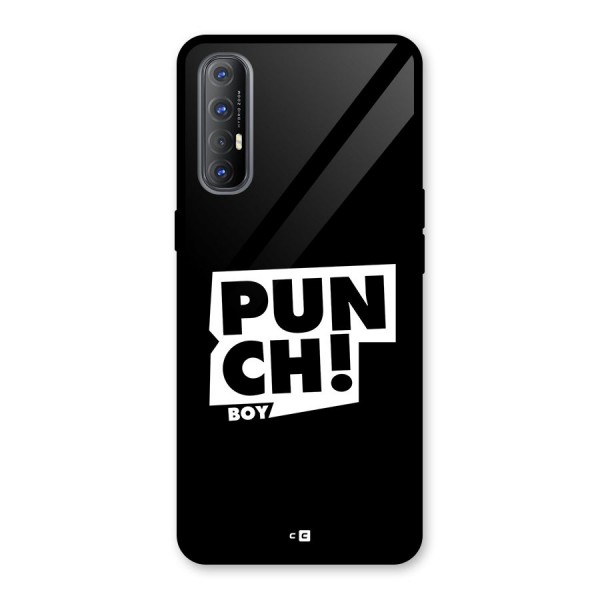 Punch Boy Glass Back Case for Oppo Reno3 Pro