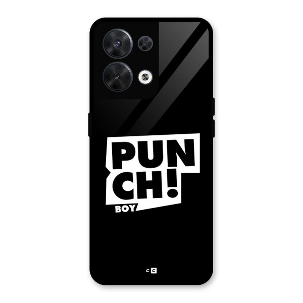 Punch Boy Glass Back Case for Oppo Reno8 5G