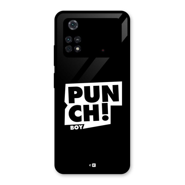 Punch Boy Glass Back Case for Poco M4 Pro 4G